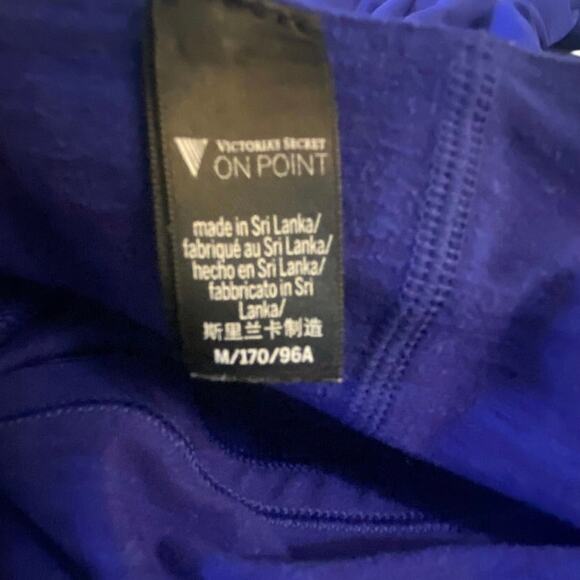 Victoria’s Secret On Point Romper Dress Blue Size M Built-In Shorts Athleisure - Picture 4 of 4
